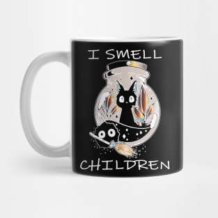 cute cat witch magic potion, cute cat Mug